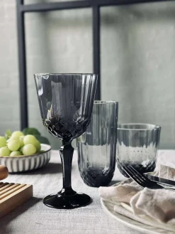 Vandglas Sanna grey 345 ml.