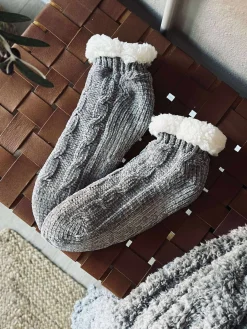 Varme strømper - str. 42-46 Grå