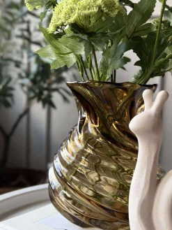 Vase - Mundblæst glas