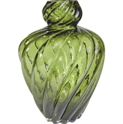 Vase ART grøn mundblæst