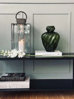 Vase ART grøn mundblæst