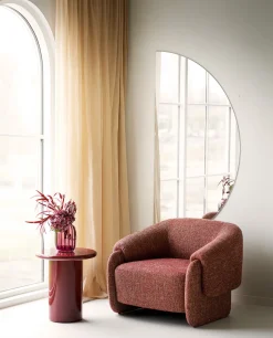 Vase bordeaux - Mundblæst glas