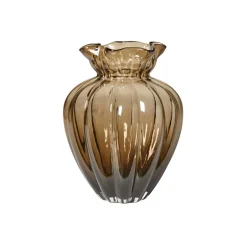 Vase Justine big brown - Mundblæst