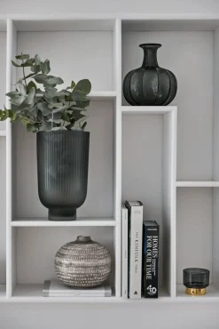 Vase Mayia - H: 21 cm - Grå