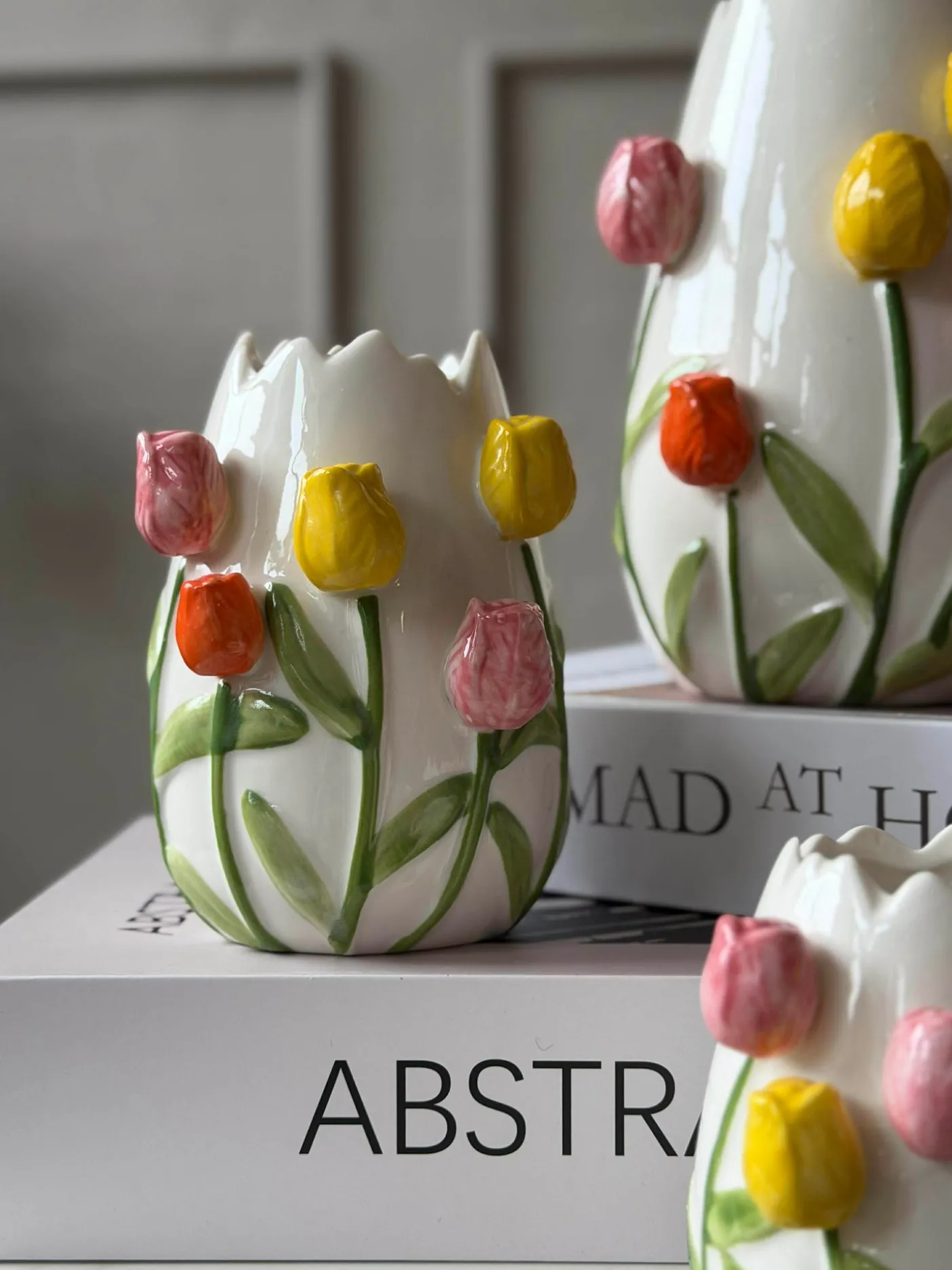 Vase med tulipaner - Flere størrelser