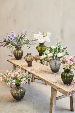 Vase Thelma big brown - Mundblæst