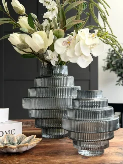 Vase Tornado Grå - Flere størrelser