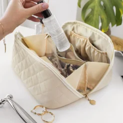 Vega toilettaske beige