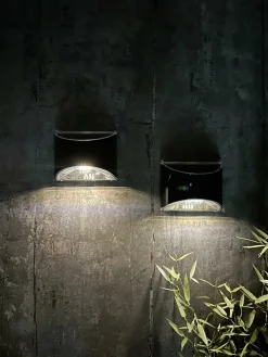 Væglampe med solceller – Sæt med 2 stk