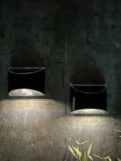 Væglampe med solceller – Sæt med 2 stk