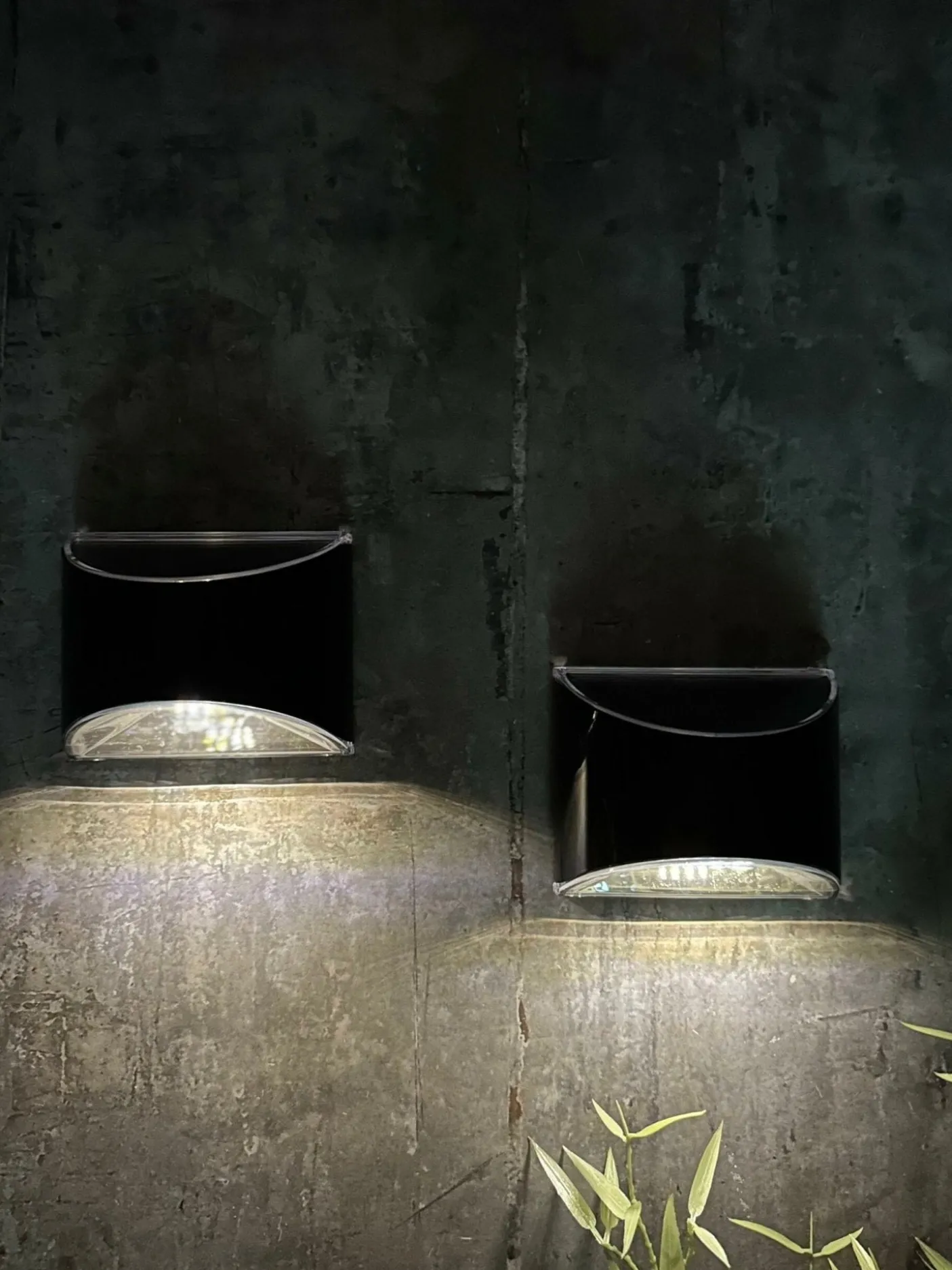 Væglampe med solceller – Sæt med 2 stk