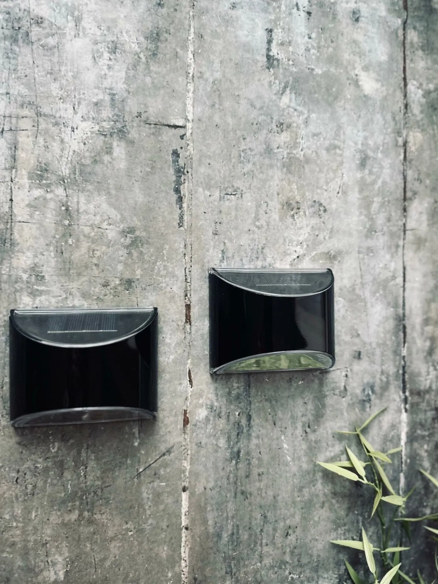 Væglampe med solceller – Sæt med 2 stk