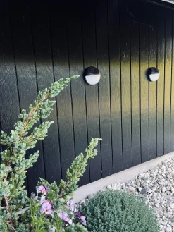 Væglampe med solceller – Sæt med 4 stk