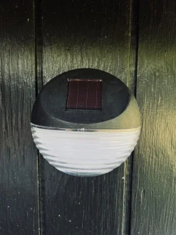 Væglampe med solceller – Sæt med 4 stk