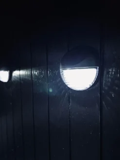 Væglampe med solceller – Sæt med 4 stk