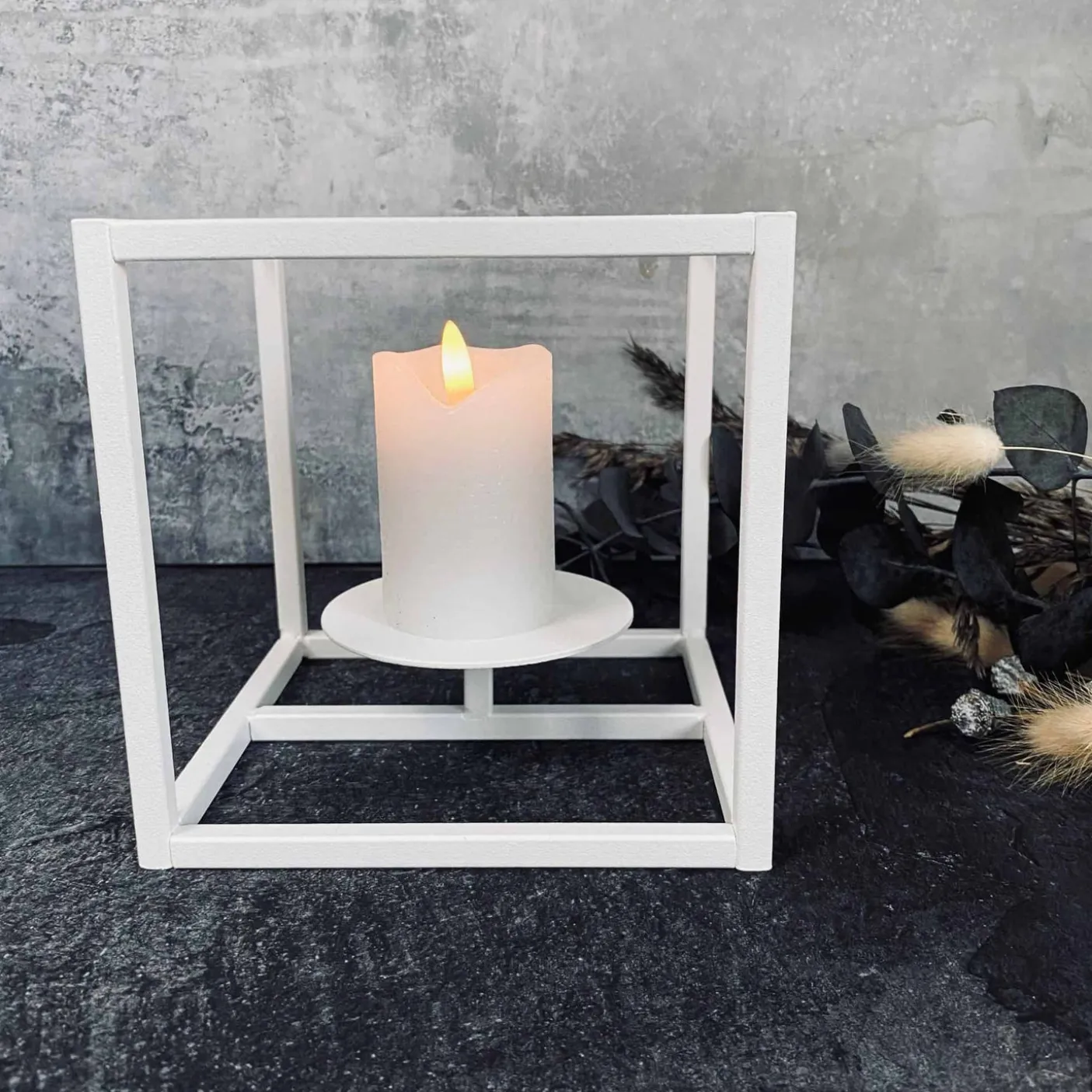 VIAMAJA Cube stage til bloklys - Lille – Hvid