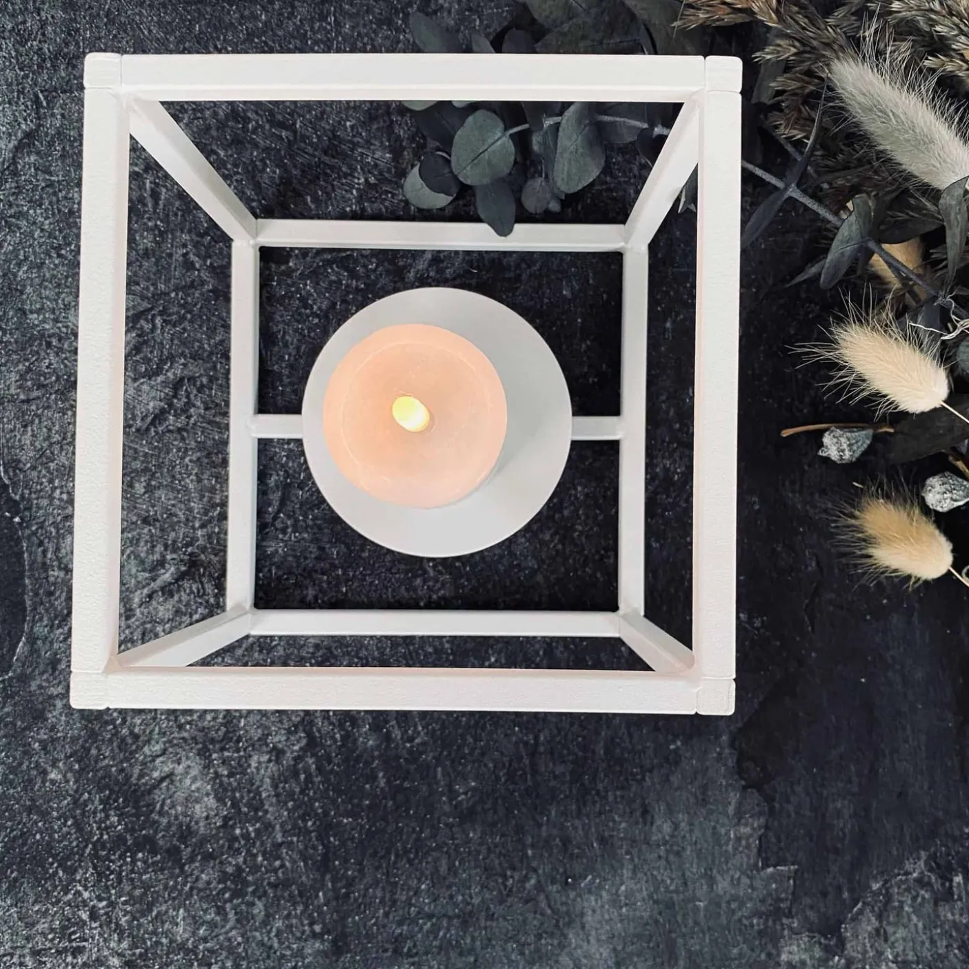 VIAMAJA Cube stage til bloklys - Lille – Hvid