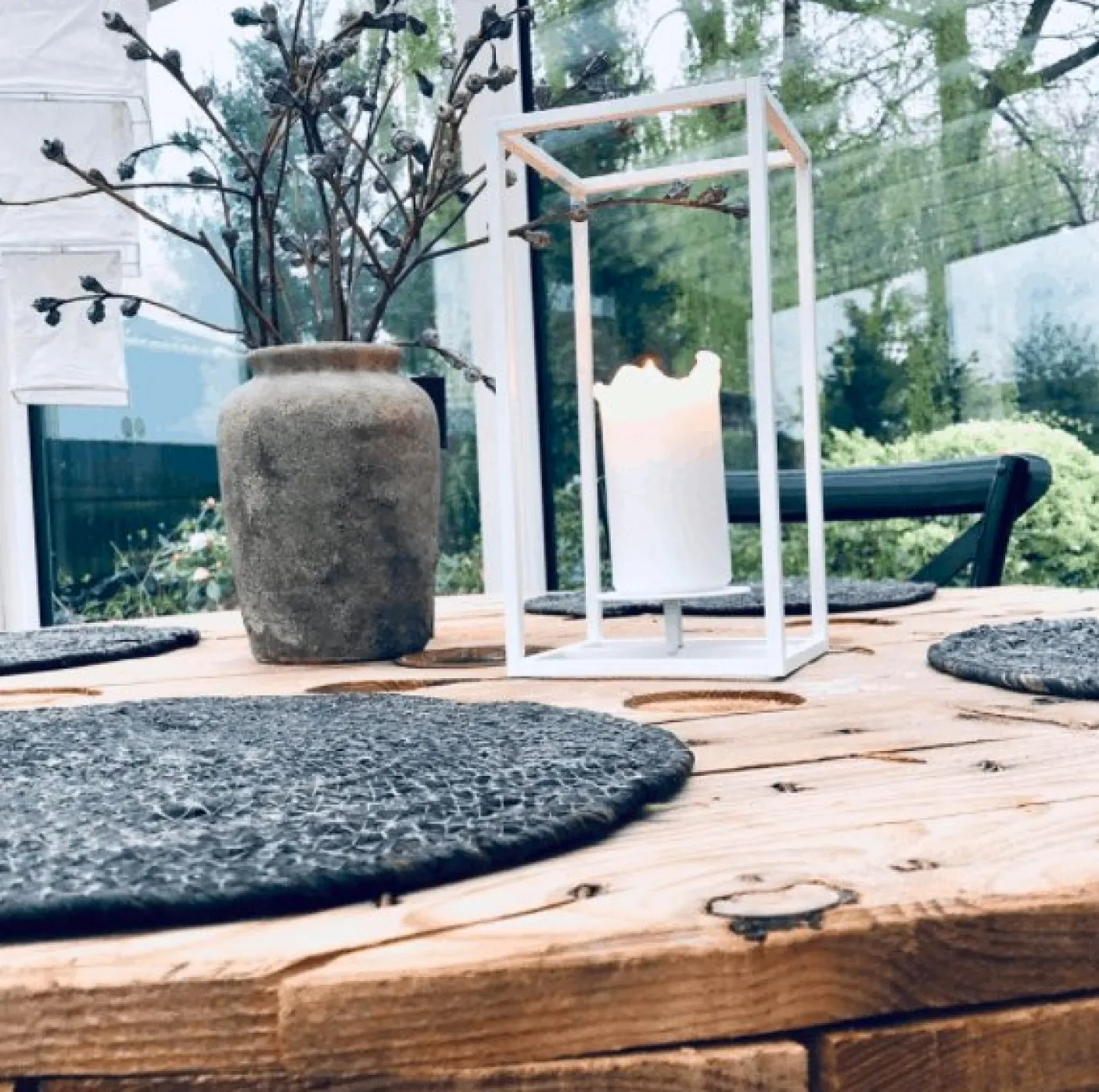 VIAMAJA Cube stage til bloklys - Stor – Hvid