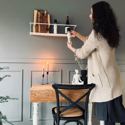 VIAMAJA hylder - White deluxe - Sæt af 2 hylder