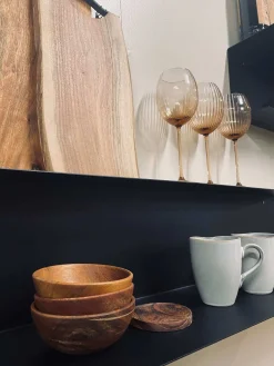 VIAMAJA kombi hylde – Sort 90cm