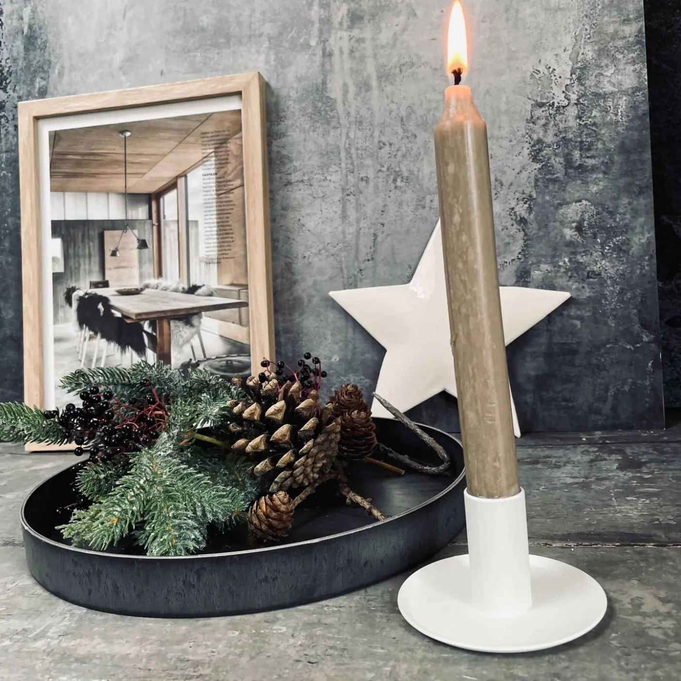 VIAMAJA No.4 lysestage – Hvid