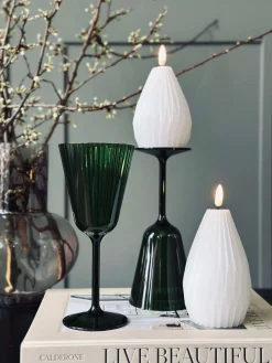 Vinglas Claire 200ml. Grøn - 2 stk.