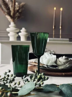 Vinglas Claire 200ml. Grøn - 2 stk.
