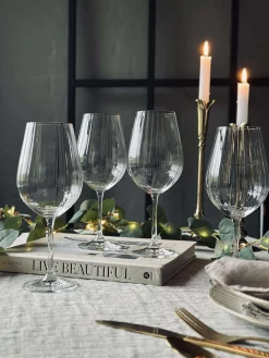 Vinglas hvidvin CRYSTAL - Sæt med 4 stk.