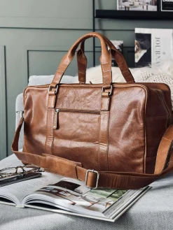 Weekendtaske Brooklyn - Cognac