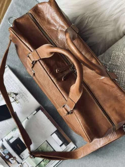 Weekendtaske Brooklyn - Cognac