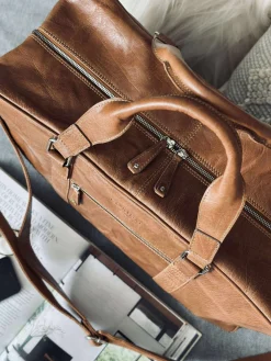 Weekendtaske Brooklyn - Cognac