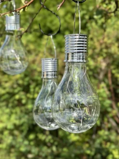 XL lyspære med solceller