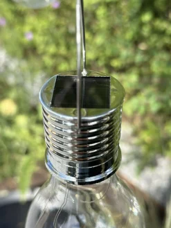 XL lyspære med solceller - Tilbud 4 stk