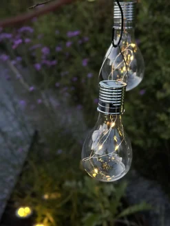 XL lyspære med solceller - Tilbud 4 stk