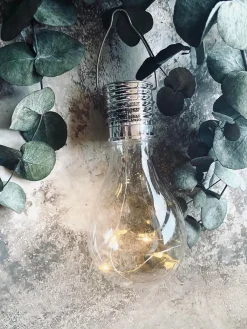 XL lyspære med solceller - Tilbud 4 stk